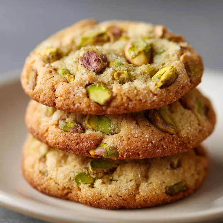 Salted Honey Pistachio Cookies Recipe
