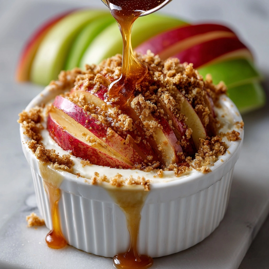 Cream Cheese Caramel Apple Dip with Toffee Bits Recipe - Recipe Image