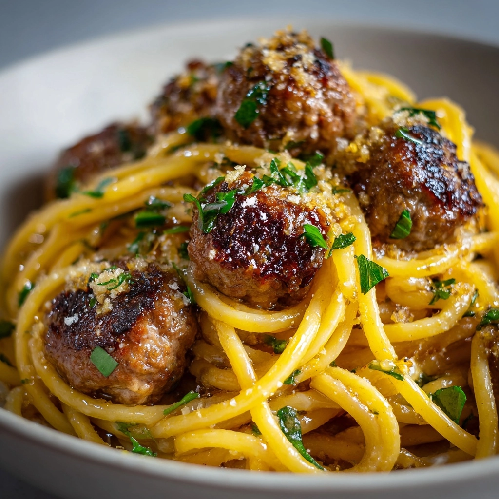 Sticky Honey Garlic Sausage Pasta Skillet Recipe - Recipe Image