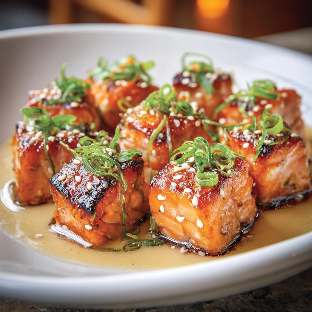 Crispy Spicy Salmon Bites Recipe - Recipe Image