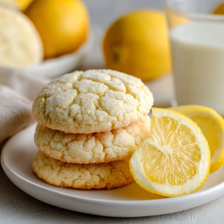 Lemon Sugar Cookies Recipe