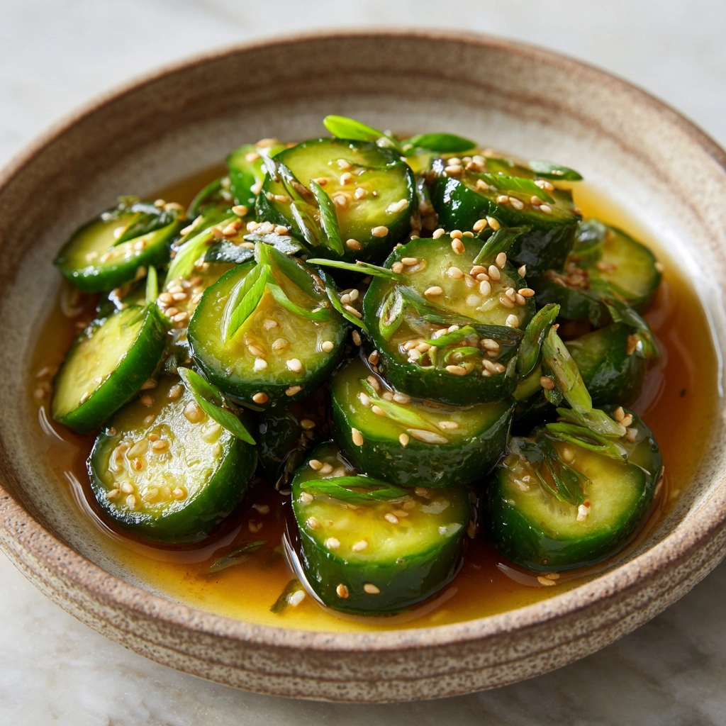 Easy Korean Cucumber Salad Recipe