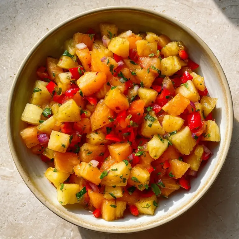 Pineapple Mango Salsa Recipe