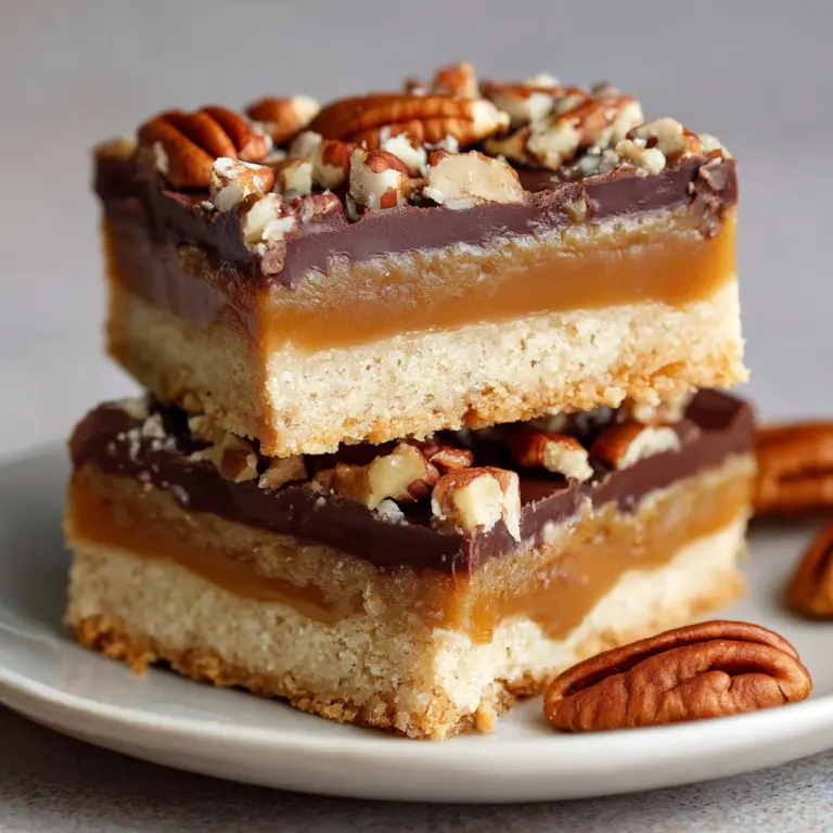 Turtle Bars Recipe