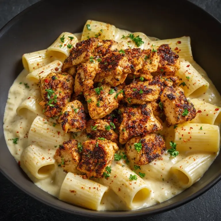 Cajun Salmon Rigatoni Recipe