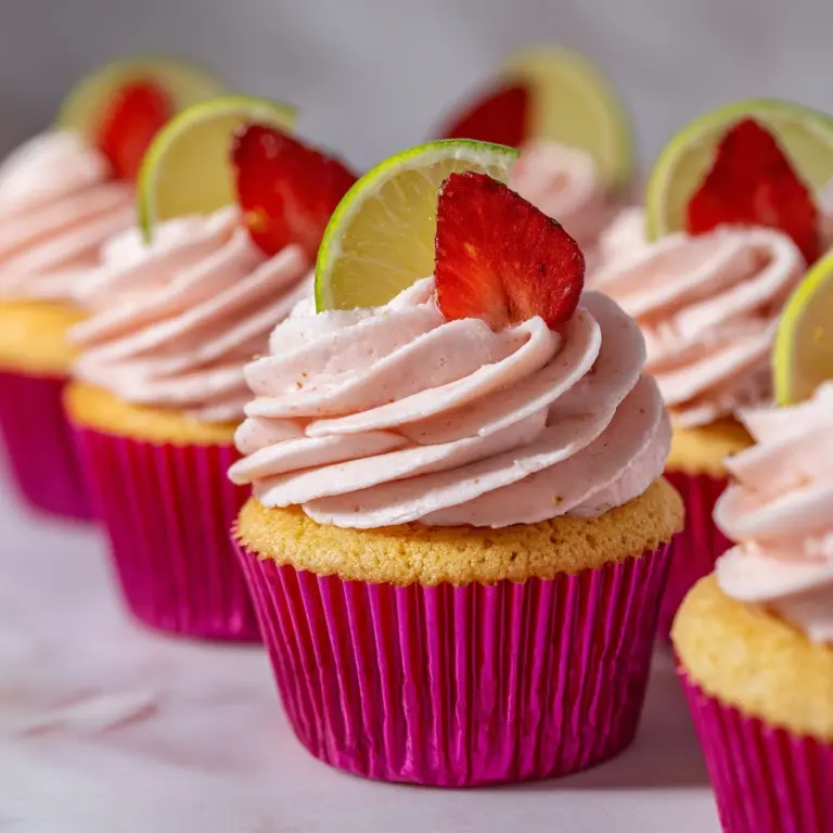 Irresistible Strawberry Mango Margarita Cupcakes to Try Recipe