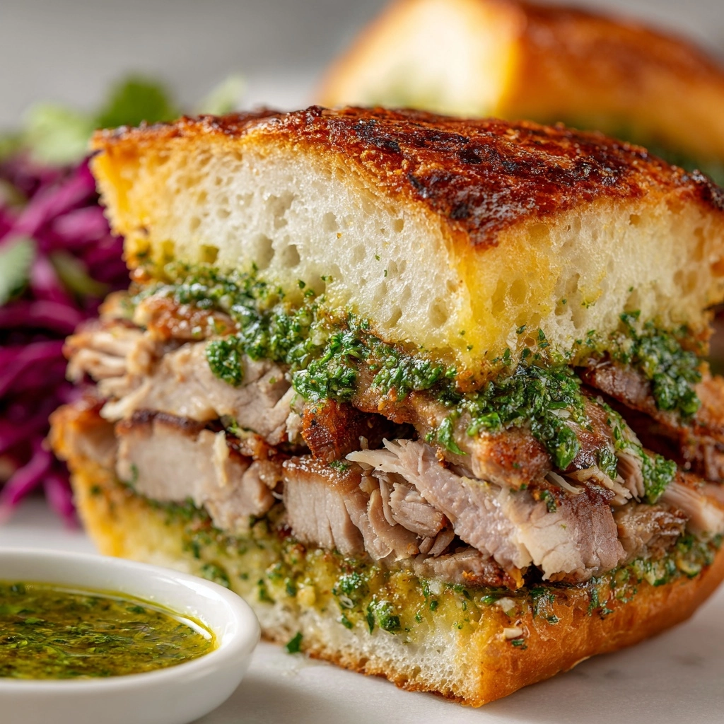 Porchetta Sandwiches with Garlic Herb Mayo Recipe - Recipe Image
