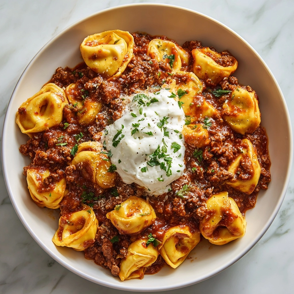 Cheesy Beef Enchiladas Tortellini: A Delicious Twist on Classic Comfort Food Recipe - Recipe Image