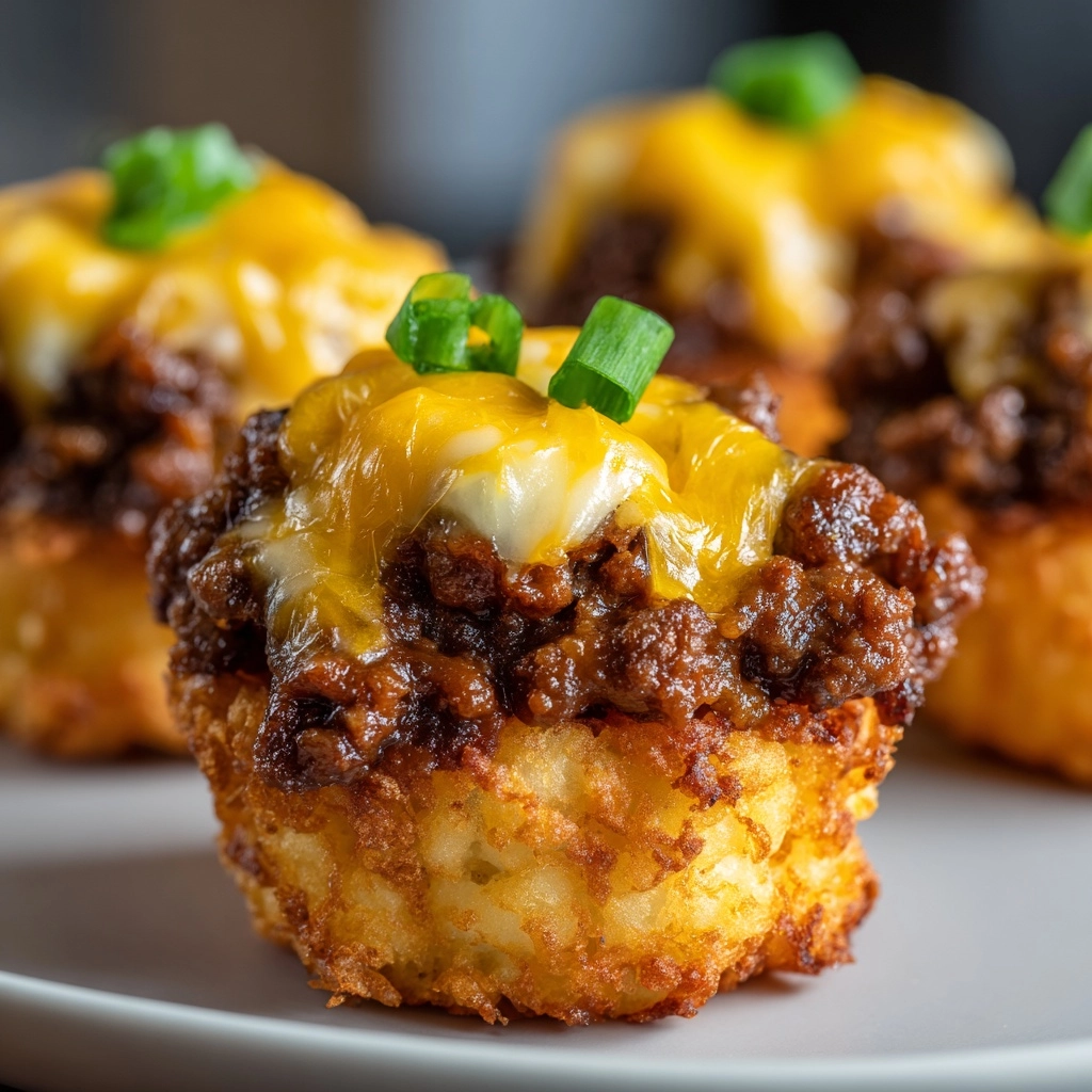 Cheeseburger Tater Tot Cups Recipe