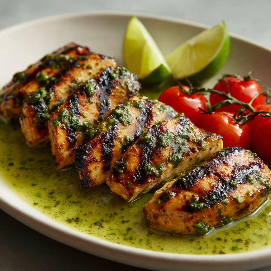 Grilled Salsa Verde Pepper Jack Chicken Recipe - Recipe Image