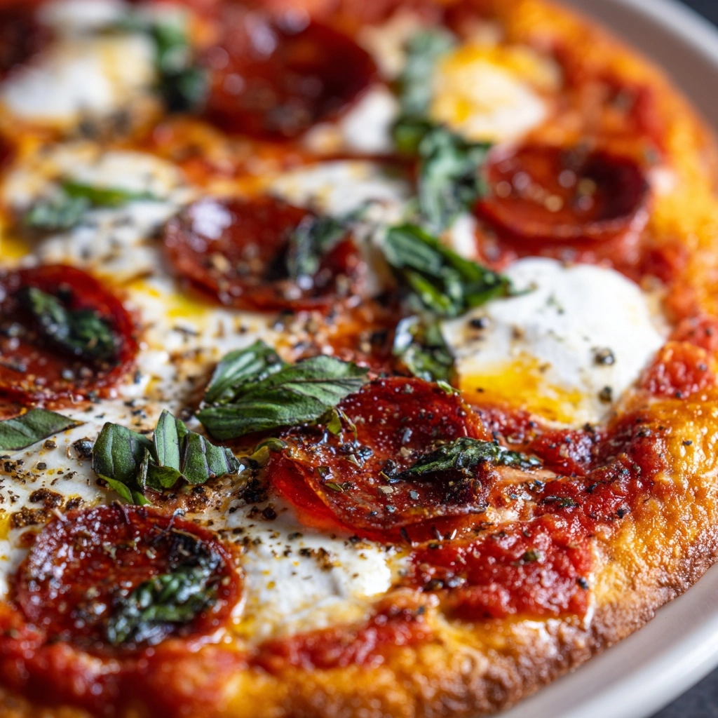 Goat Cheese and Soppressata Pizza Recipe - Recipe Image