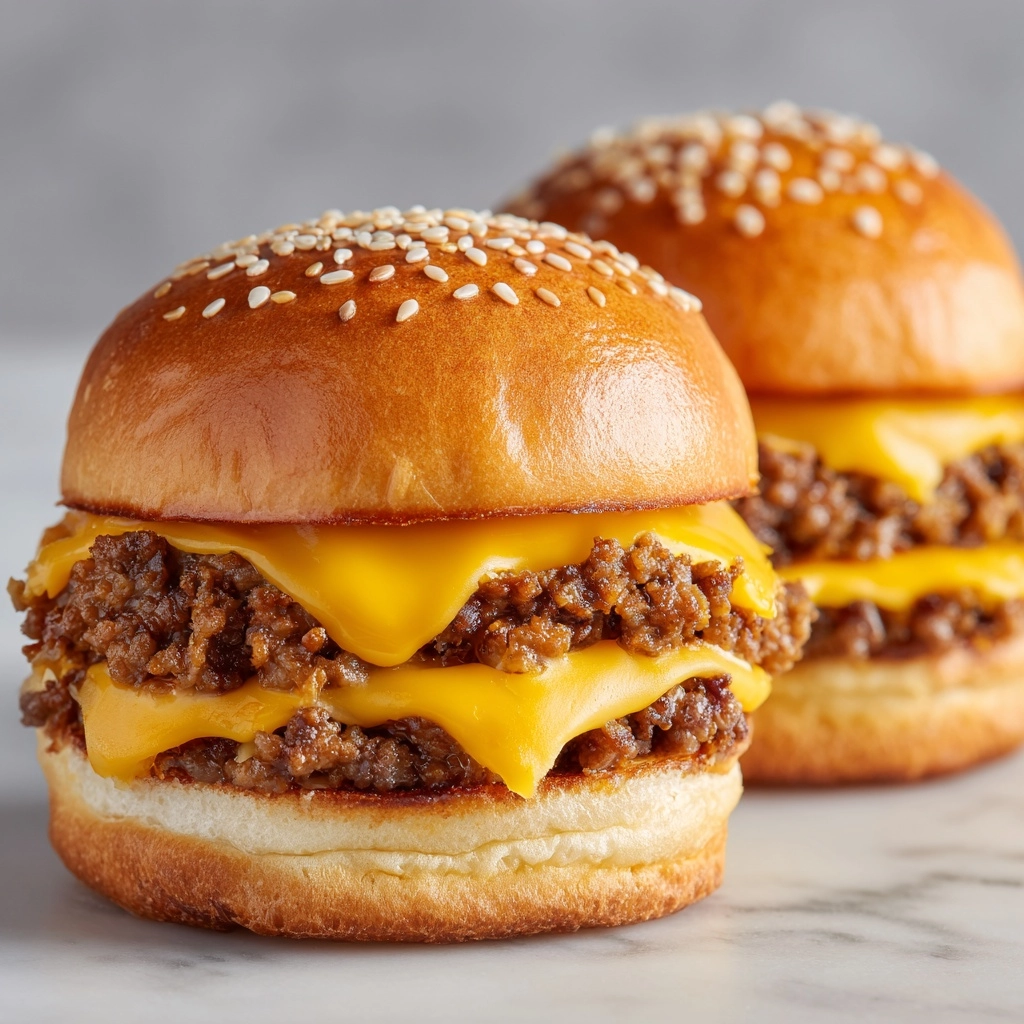 Cheeseburger Sliders Recipe - Recipe Image