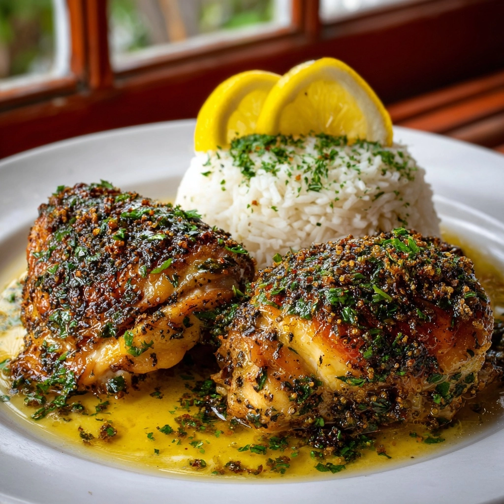 Crockpot Lemon Garlic Chicken Thighs Recipe