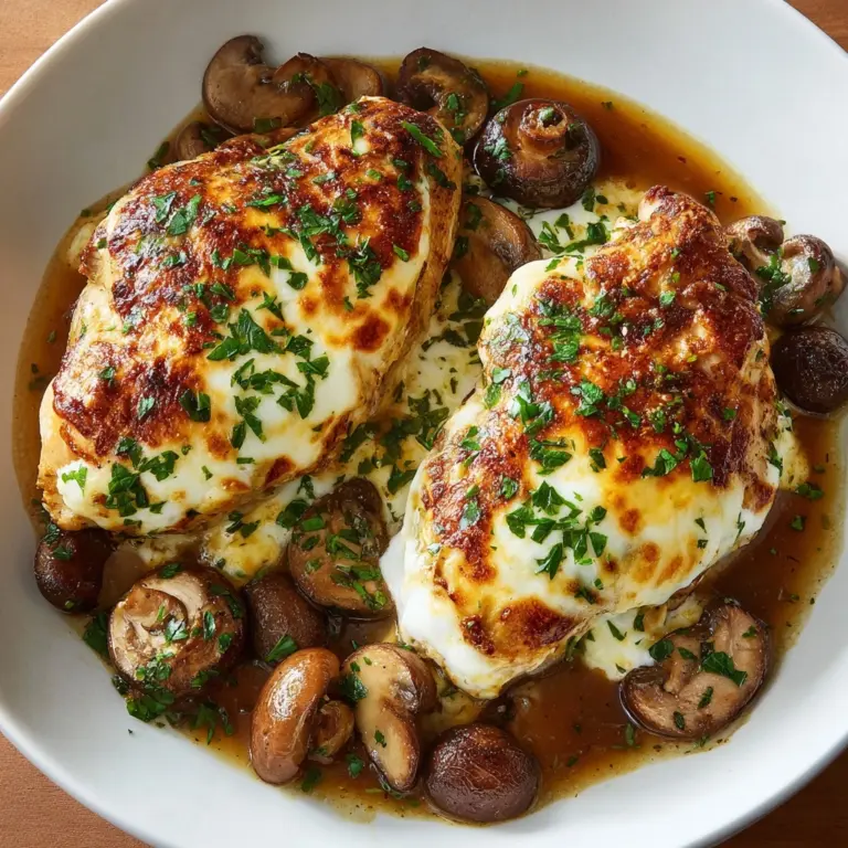 Healthy Mushroom Stuffed Chicken Breast Recipe