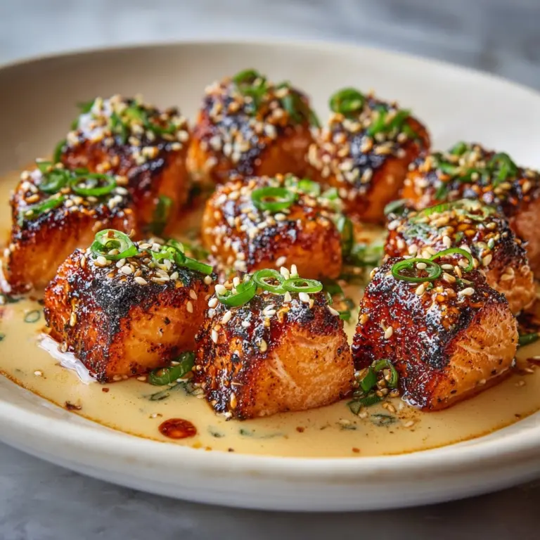 Crispy Spicy Salmon Bites Recipe