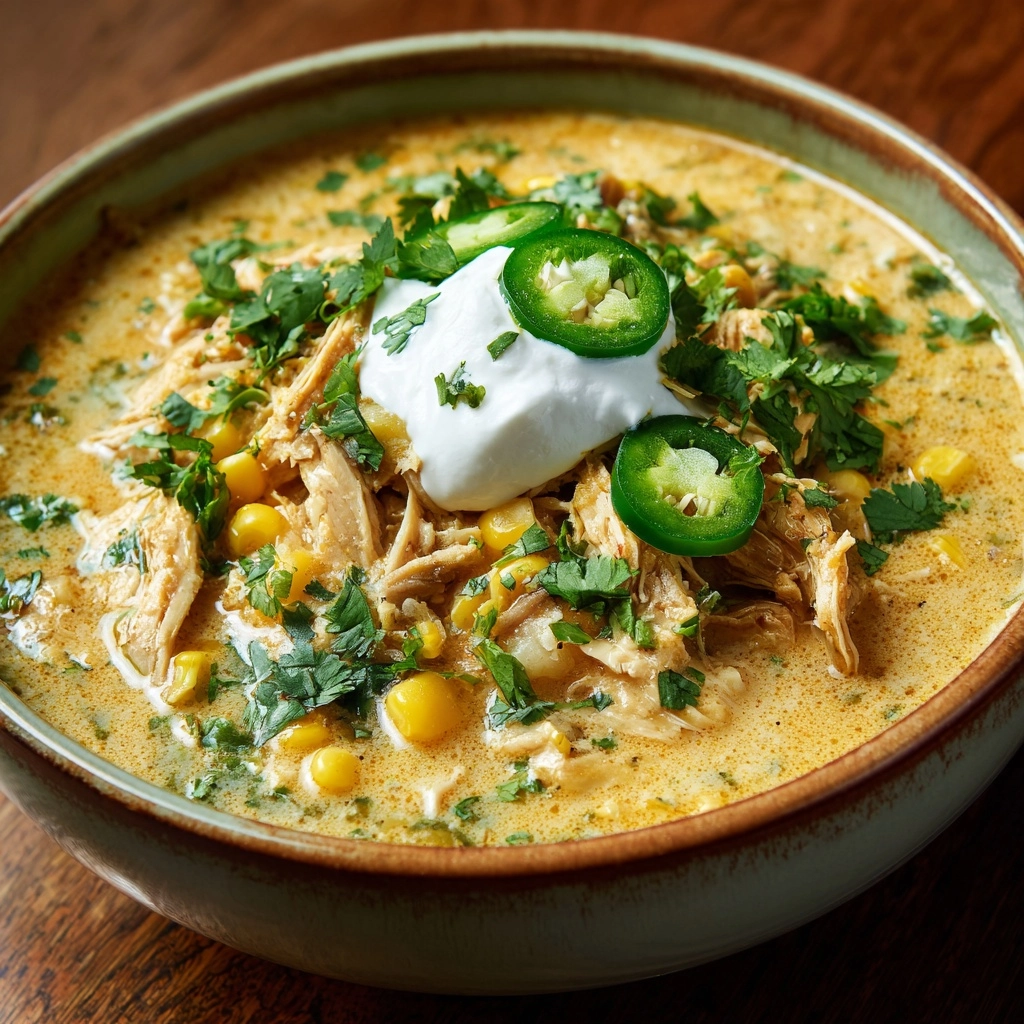 Mexican Street Corn White Chicken Chili Recipe - Recipe Image