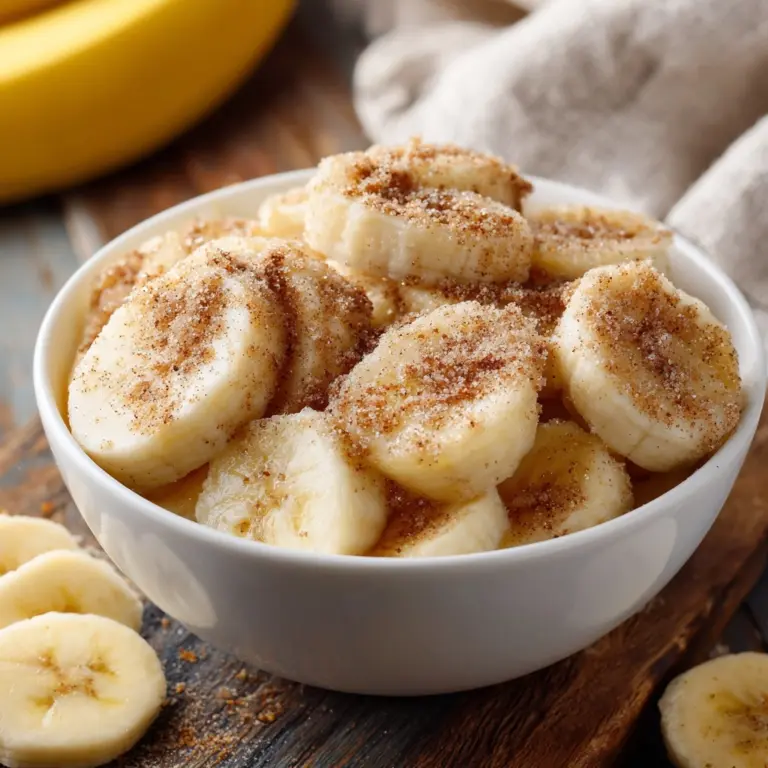 Cinnamon-Sugar Air Fryer Banana Chips Recipe
