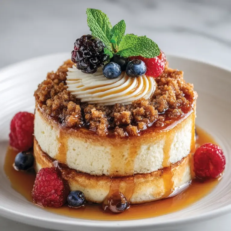 Brown Sugar & Cinnamon Streusel Pancakes Recipe