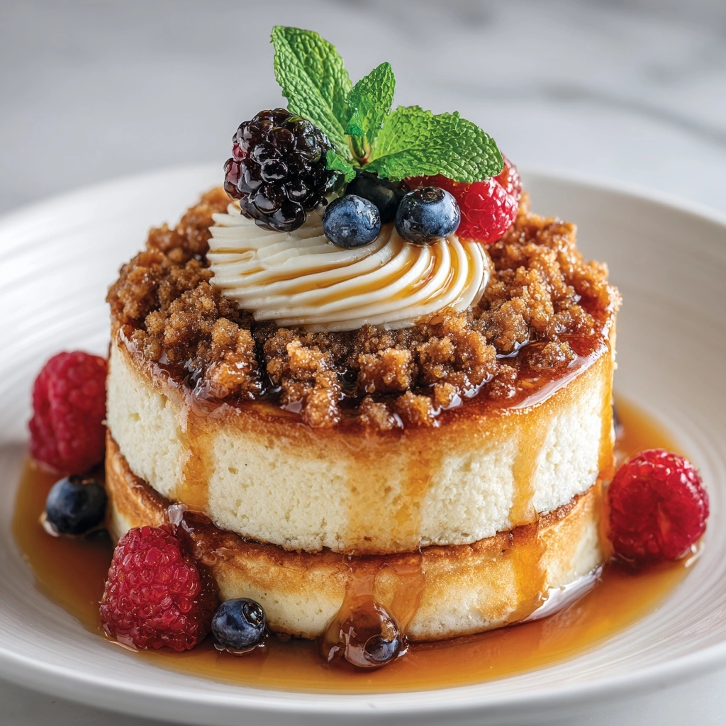 Brown Sugar & Cinnamon Streusel Pancakes Recipe