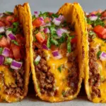 Loaded Cheesy Pocket Tacos Recipe