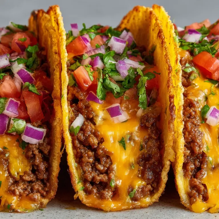 Loaded Cheesy Pocket Tacos Recipe