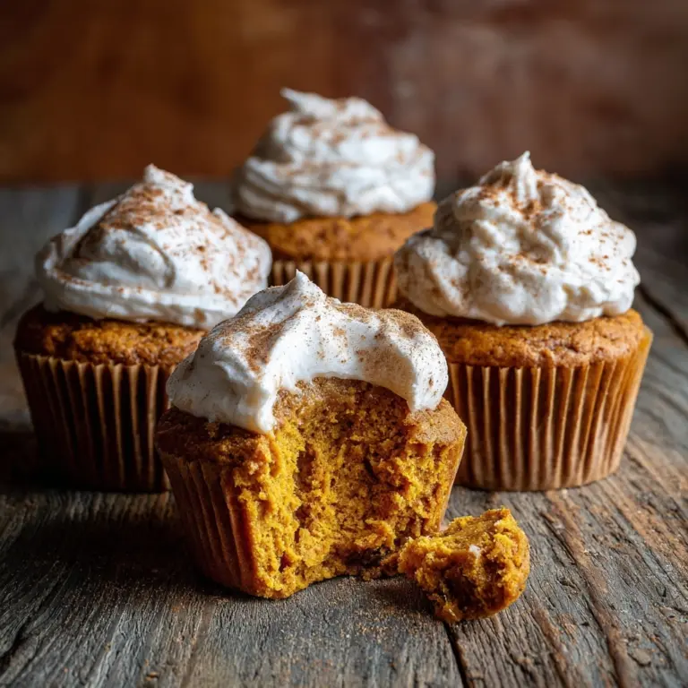 Pumpkin Pie Cupcakes Recipe