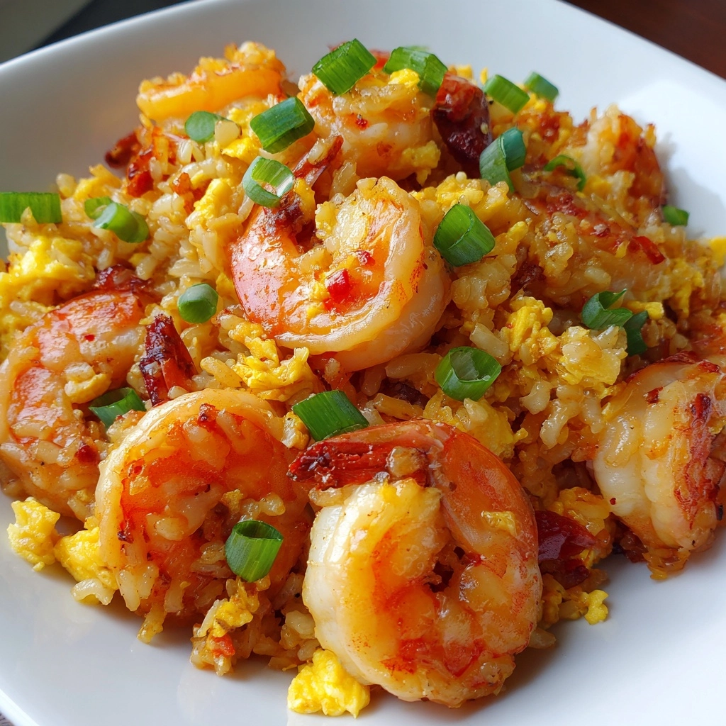 Spicy Shrimp Fried Rice Recipe - Recipe Image