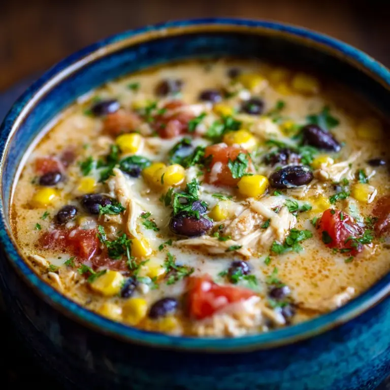 Easy Chicken Taco Soup Recipe