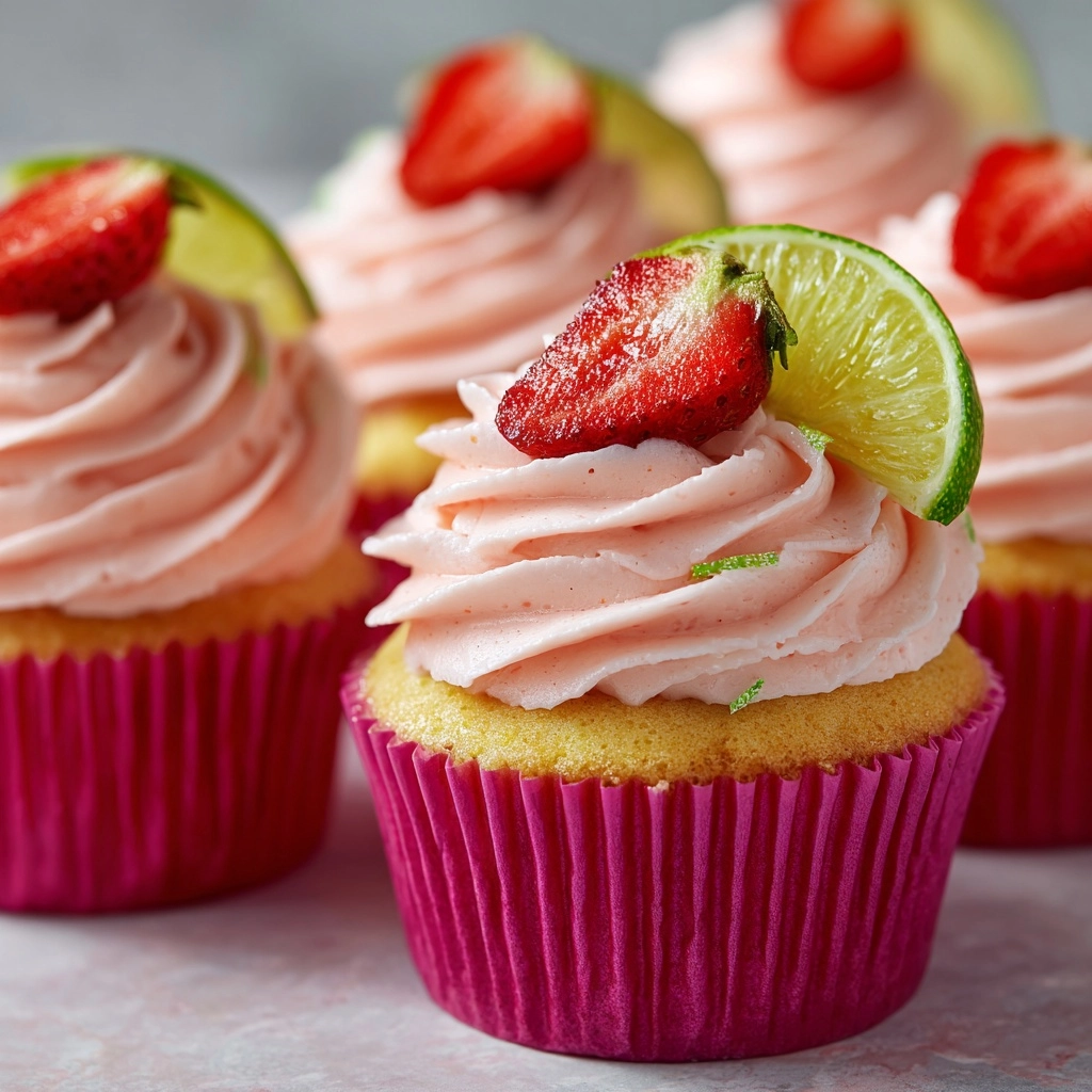 Irresistible Strawberry Mango Margarita Cupcakes to Try Recipe - Recipe Image