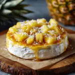 Hawaiian Style Baked Brie with Pineapple & Mango Recipe
