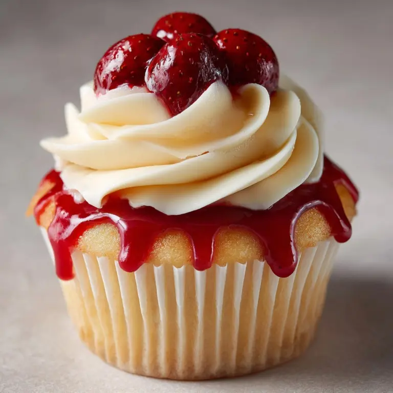 Strawberry Cheesecake Cupcakes Recipe