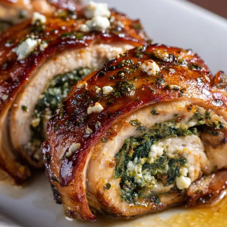 Spinach and Feta Chicken Rolls: A Flavorful Delight Recipe