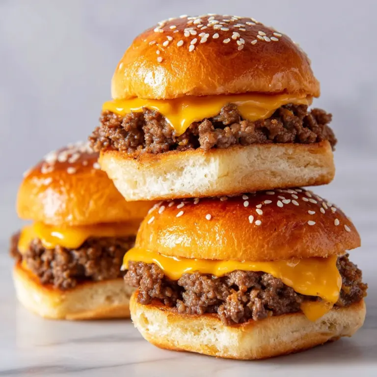Cheeseburger Sliders Recipe