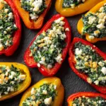 Spinach and Feta Stuffed Mini Peppers Recipe
