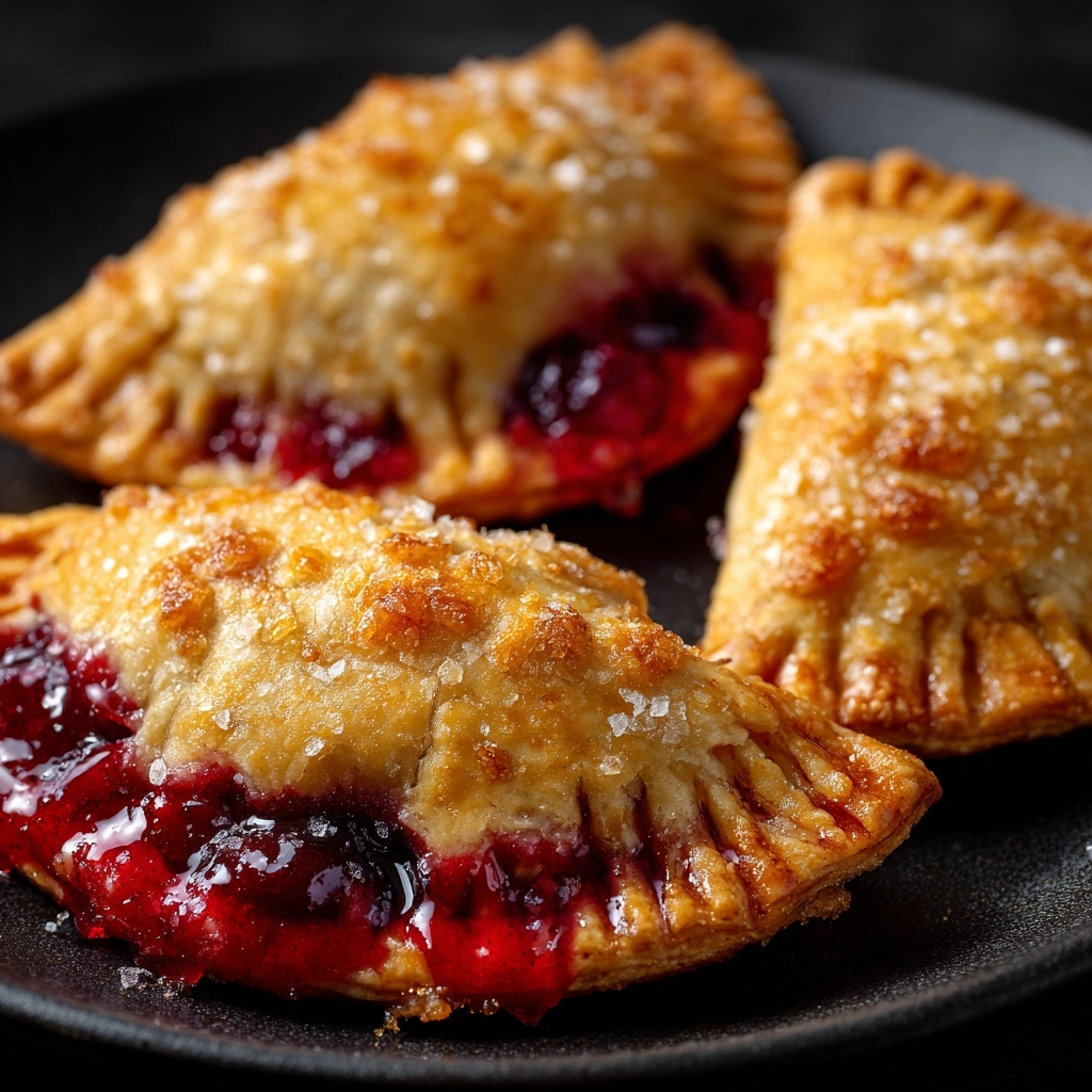 Air Fryer Cherry Cream Cheese Hand Pies Recipe - Recipe Image