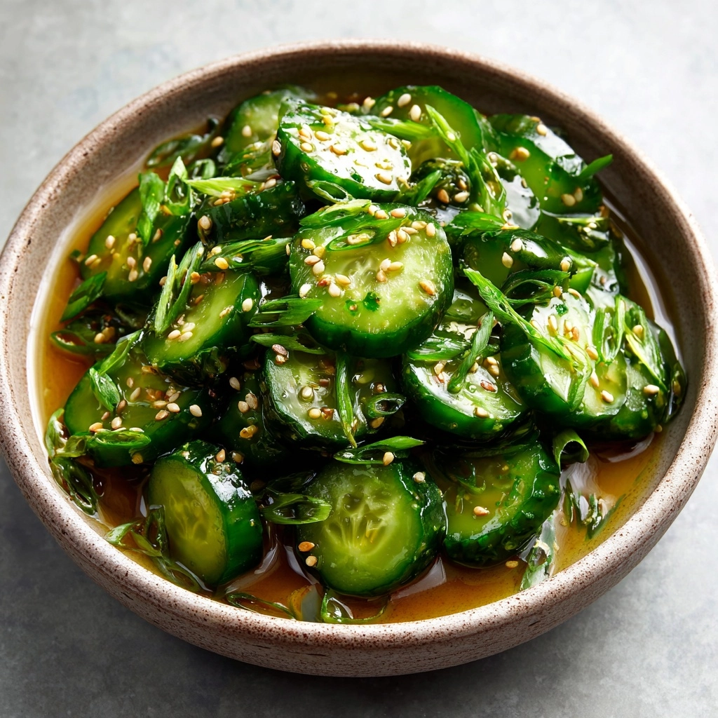 Easy Korean Cucumber Salad Recipe - Recipe Image