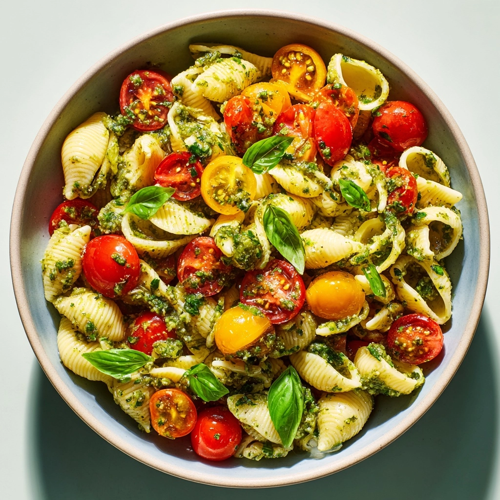Pesto Pasta Salad Recipe - Recipe Image