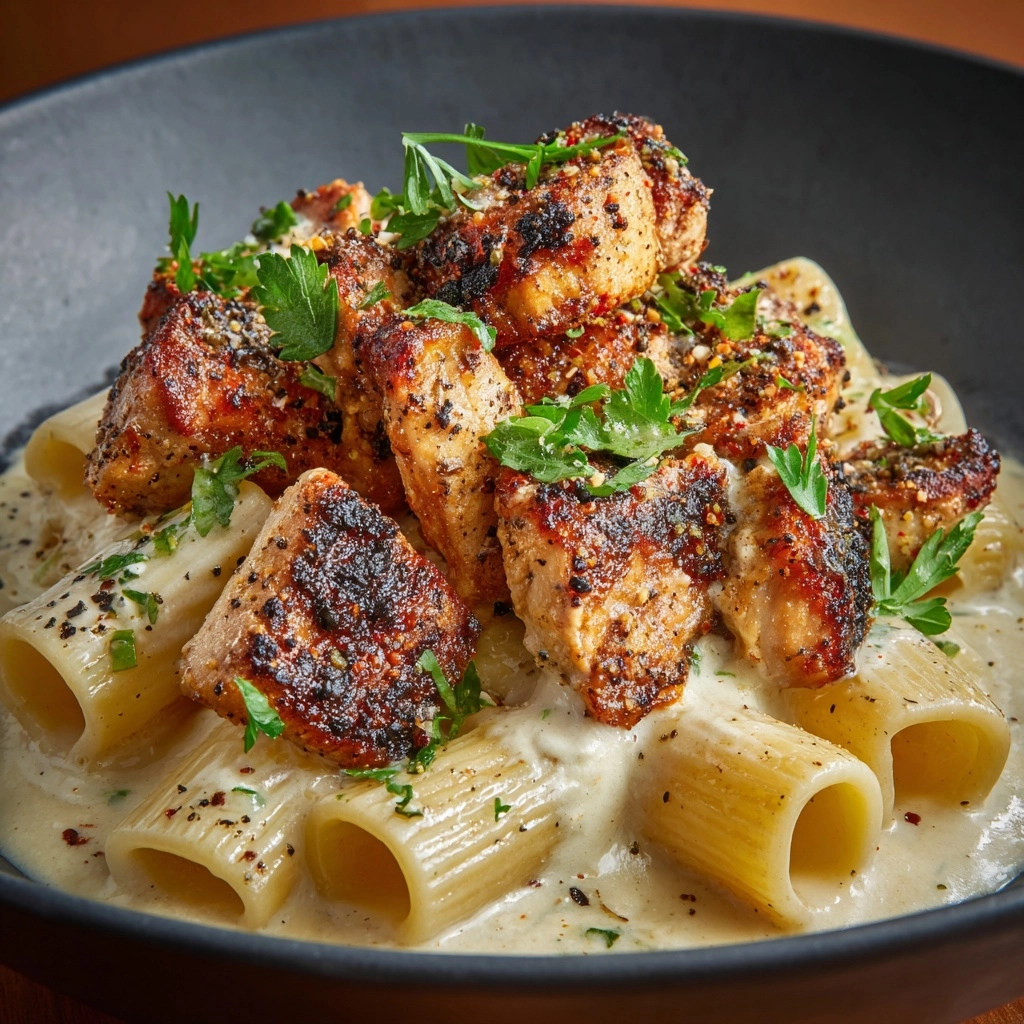 Cajun Salmon Rigatoni Recipe - Recipe Image