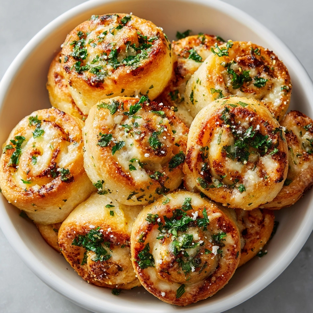 Garlic Parmesan New York Pizza Rolls Recipe