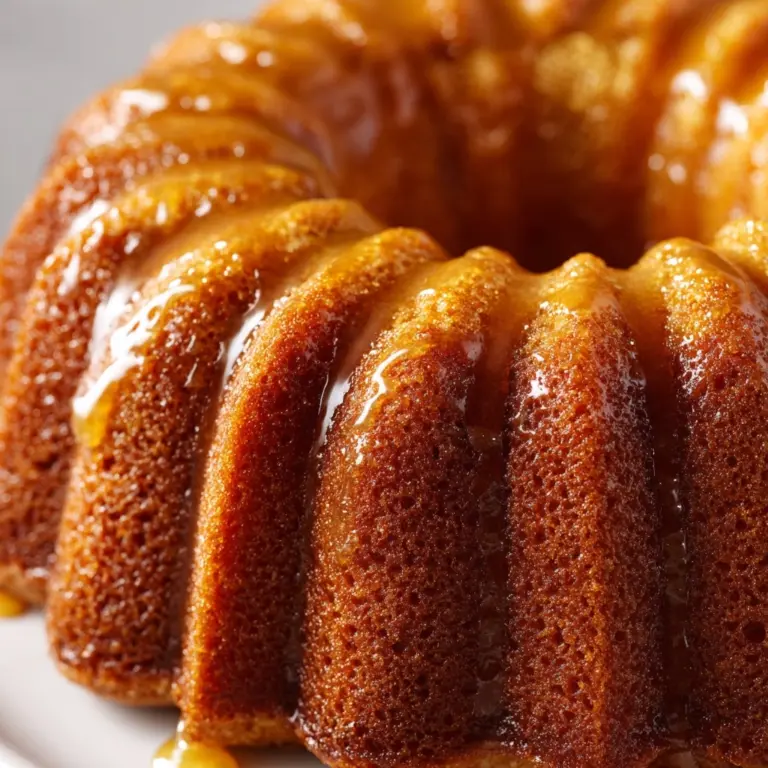 Brown Sugar Caramel Pound Cake Recipe