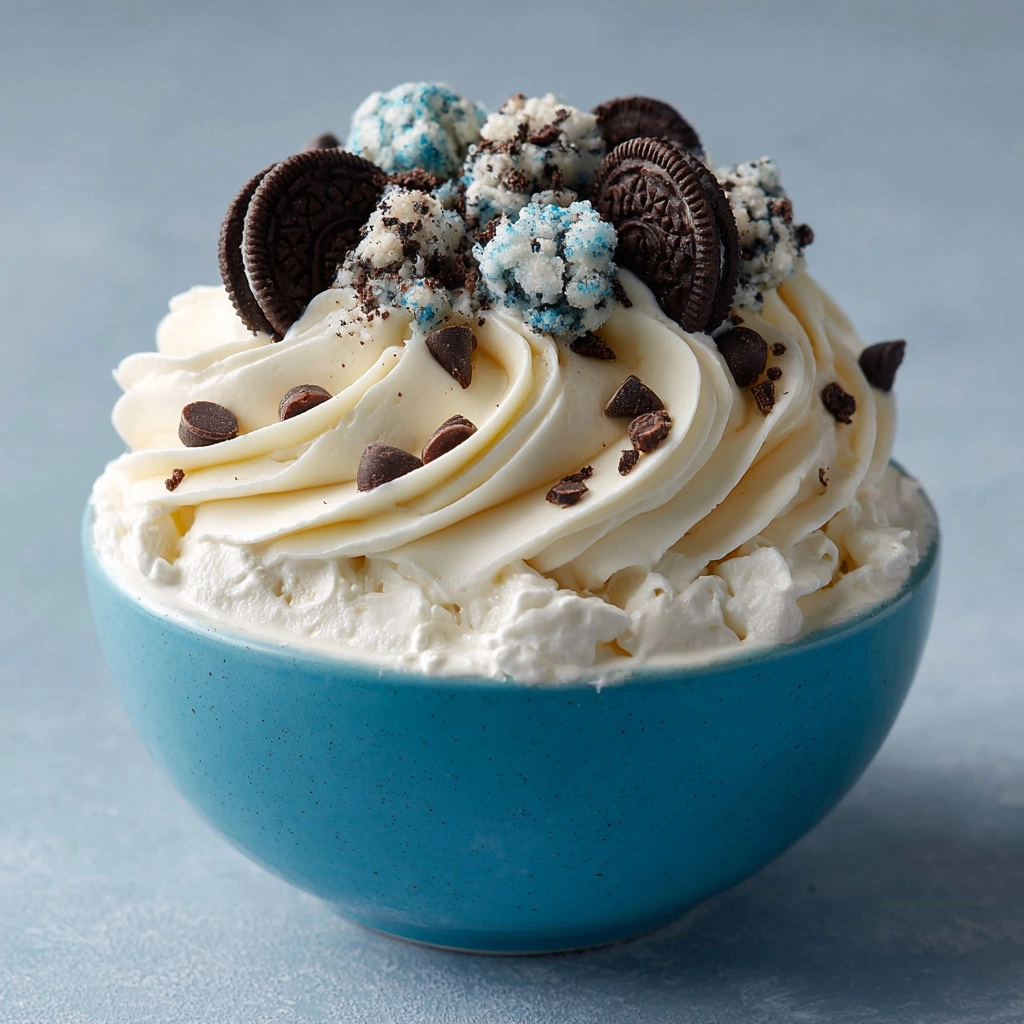 Cookie Monster Fluff Recipe - Recipe Image