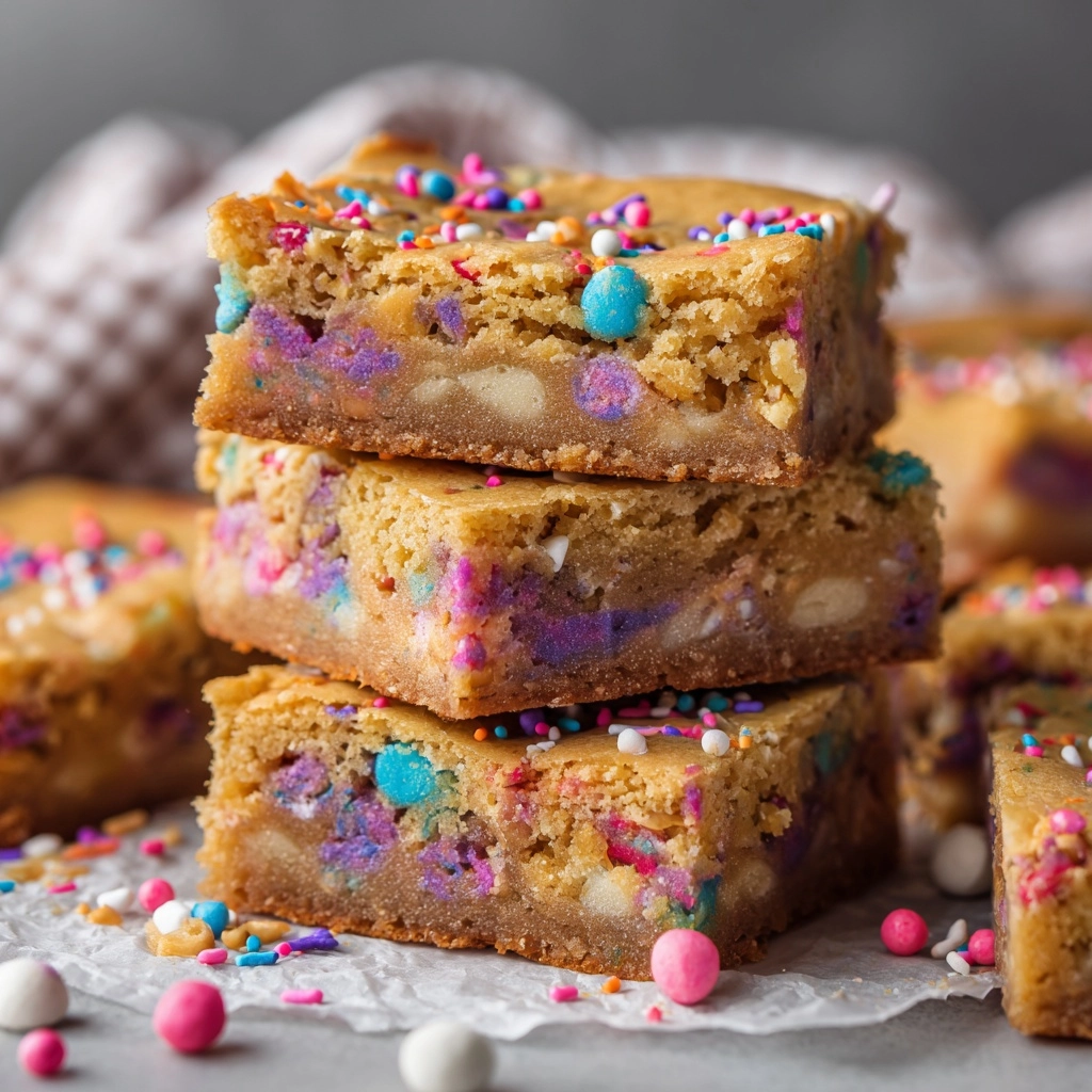 Funfetti Blondies Recipe - Recipe Image