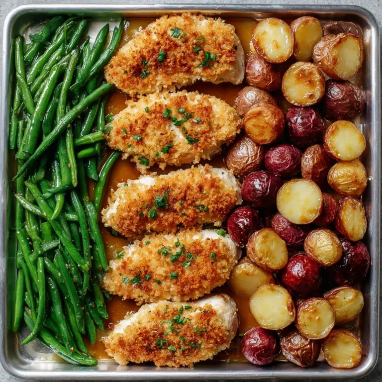 Parmesan Crusted Chicken Sheet Pan Recipe