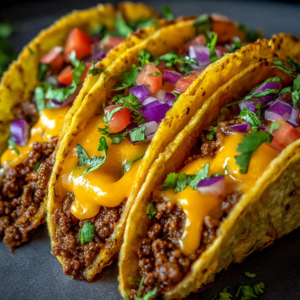Loaded Cheesy Pocket Tacos Recipe - Recipe Image