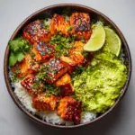 Spicy Chipotle Honey Salmon Bowls Recipe