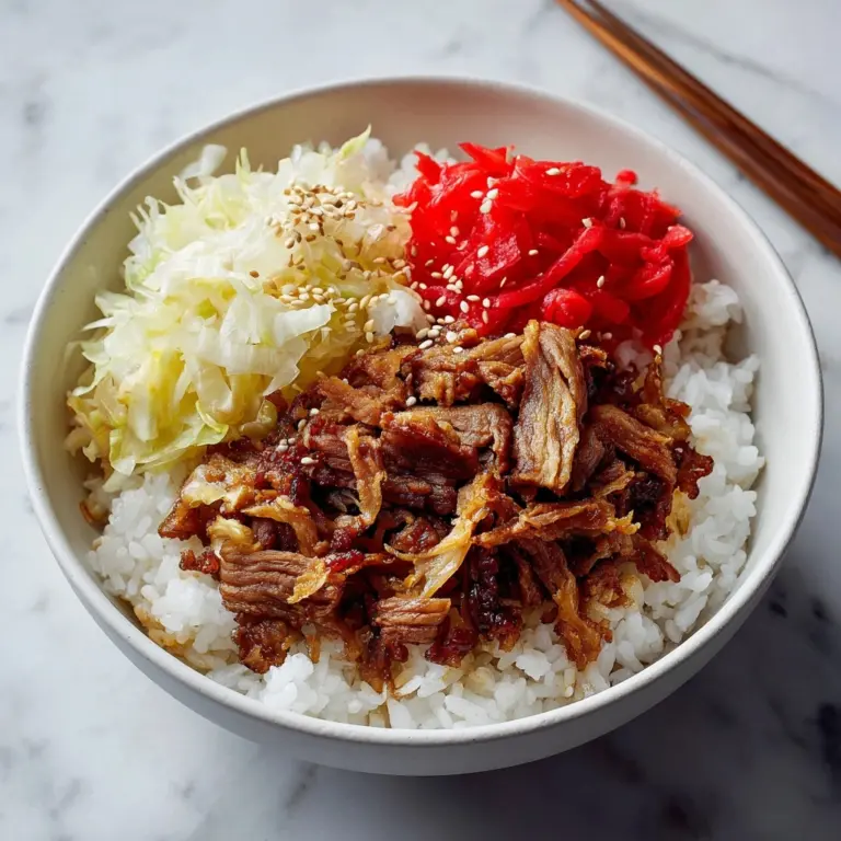 Gyudon Japanese Beef Bowls Recipe