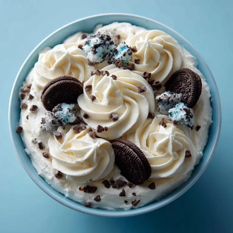 Cookie Monster Fluff Recipe