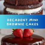Mini Brownie Cake Recipe