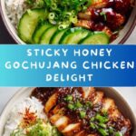 Sticky Honey Gochujang Chicken (Air Fried or Baked) Recipe