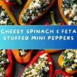 Spinach and Feta Stuffed Mini Peppers Recipe